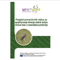 Pregled preventivnih mjera za sprječavanje irenja zlatne utice vinove loze u nezaraena područja